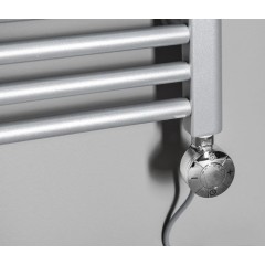 AQUALINE - Topná tyč s termostatem, rovný kabel, 300 W, chrom LT67443