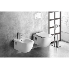 SAPHO - BRILLA bidet závěsný, 35,5x53 cm, bílá 100624