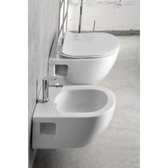 SAPHO - BRILLA bidet závěsný, 35,5x53 cm, bílá 100624