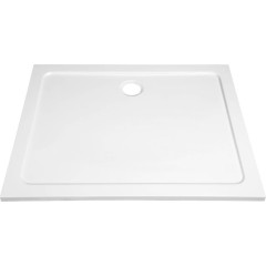 AQUALINE - TECMI sprchová vanička z litého mramoru, obdélník 100x90cm, bílá PQ10090