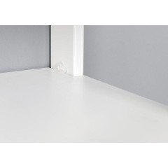 AQUALINE - ETIDE policový regál 36x86x36 cm, bílá mat ET086