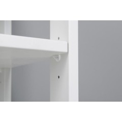 AQUALINE - ETIDE policový regál 36x86x36 cm, bílá mat ET086