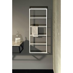 SAPHO - SKA nástěnný sušák ručníků 450x1150x100, bílá mat SKA511