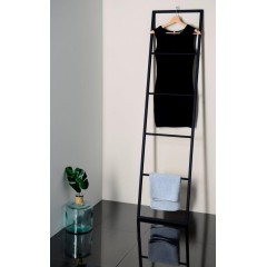 SAPHO - SKA sušák ručníků na opření 420x1700x20, černá mat SKA551