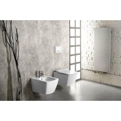 SAPHO - GLANC bidet závěsný, 37x51,5 cm, bílá GC510