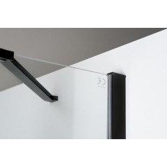 POLYSAN - ZOOM BLACK sprchové dveře 1200, čiré sklo ZL1312B