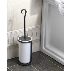 SAPHO - REBECCA WC štětka na postavení, keramika, černá mat CC010
