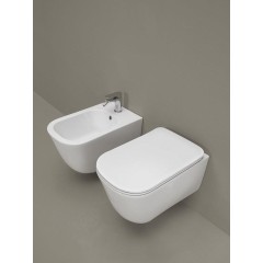 KERASAN - TRIBECA závěsná WC mísa, Rimless, 35x54cm, bílá 511401