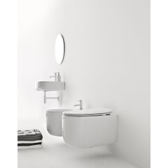 KERASAN - NOLITA WC sedátko, SLIM, Soft Close, bílá 539101