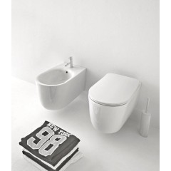 KERASAN - NOLITA WC sedátko, SLIM, Soft Close, bílá 539101