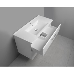 AQUALINE - VEGA umyvadlová skříňka 97x60x43,6cm, 2x zásuvka, bílá VG103