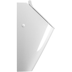 GSI - COUNITY urinál se zakrytým přívodem vody s otvory pro víko, Rimless, 31x65cm, bílá ExtraGlaze 909811
