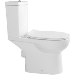 SAPHO - KAIRO CLEANWASH WC kombi s bidet. sprškou, zadní odpad, bílá PC106
