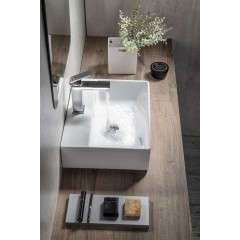 GSI - KUBE X keramické umyvadlo 45x35cm, bílá ExtraGlaze 9485111