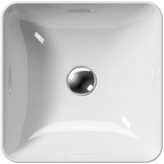 GSI - SAND/NUBES keramické umyvadlo na desku 38x38cm, bílá ExtraGlaze 903811