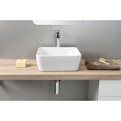 GSI - SAND/NUBES keramické umyvadlo na desku 38x38cm, bílá ExtraGlaze 903811