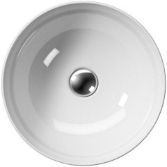 GSI - NUBES keramické umyvadlo na desku průměr 40cm, bílá ExtraGlaze 903911