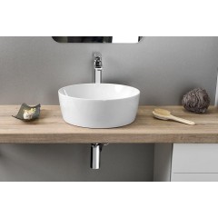 GSI - NUBES keramické umyvadlo na desku průměr 40cm, bílá ExtraGlaze 903911