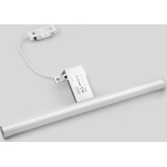 AQUALINE - KRONAS LED svítidlo, 6W, 230V, 400x40x100, IP44, plast, chrom KA400