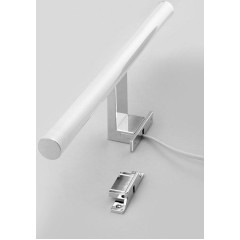 AQUALINE - KRONAS LED svítidlo, 6W, 230V, 400x40x100, IP44, plast, chrom KA400