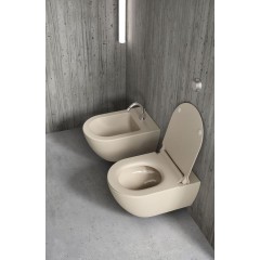 GSI - PURA závěsná WC mísa, Swirlflush, 36x55cm, creta dual-mat 881508