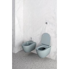 GSI - PURA závěsná WC mísa, Swirlflush, 36x55cm, ghiaccio dual-mat 881515