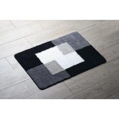 RIDDER - COINS předložka 60x90cm s protiskluzem, polyester, šedá 7103307