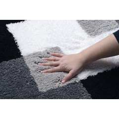 RIDDER - COINS předložka 55x50cm s protiskluzem, polyester, šedá 7103807