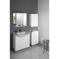 AQUALINE - ZOJA umyvadlová skříňka 82,8x74x34,3cm, bílá 51083A