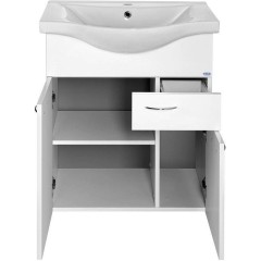 AQUALINE - KERAMIA FRESH umyvadlová skříňka, 1 zásuvka, 60,6x74x34cm, bílá 50064A