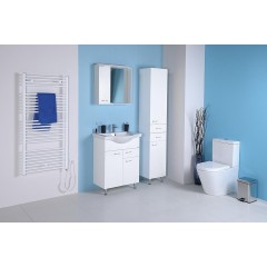AQUALINE - KERAMIA FRESH umyvadlová skříňka, 1 zásuvka, 60,6x74x34cm, bílá 50064A