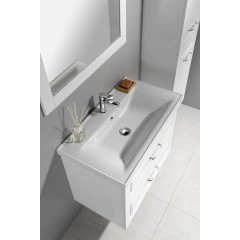 AQUALINE - FAVOLO umyvadlová skříňka 76,5x60x44,6cm, bílá mat FV280