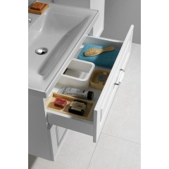 AQUALINE - FAVOLO umyvadlová skříňka 76,5x60x44,6cm, bílá mat FV280