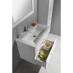 AQUALINE - FAVOLO umyvadlová skříňka 76,5x60x44,6cm, bílá mat FV280