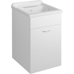 AQUALINE - Skříňka pod výlevku 43x70x49,6cm, bílá 57034