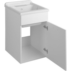 AQUALINE - Skříňka pod výlevku 43x70x49,6cm, bílá 57034