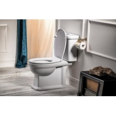 GSI - CLASSIC WC kombi, spodní/zadní odpad, bílá WCSET06-CLASSIC