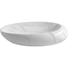 SAPHO - DALMA keramické umyvadlo na desku, 68x44cm, carrara 317