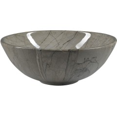 SAPHO - DALMA keramické umyvadlo na desku, Ø 42cm, grigio 113