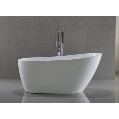 AQUALINE - TISA volně stojící vana, 150x75cm, bílá E1575
