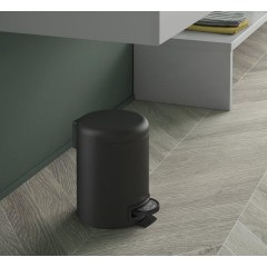 Gedy - POTTY odpadkový koš 5l, Soft Close, černá mat 330914