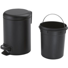 Gedy - POTTY odpadkový koš 5l, Soft Close, černá mat 330914