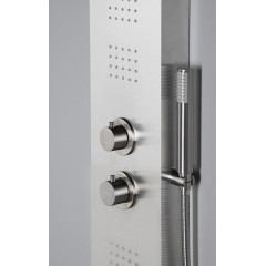 SAPHO - PRESTIGE termostatický sprchový panel 200x1400, nerez mat WN337