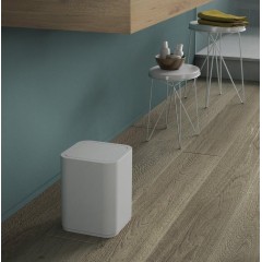 Gedy - SEVENTY odpadkový koš výklopný, 8l, plast ABS, šedá 630908