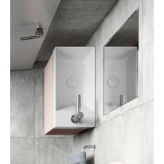 GSI umyvadlová výpust 5/4“, neuzavíratelná, keramická zátka, 5-65, bílá ExtraGlaze PVC11