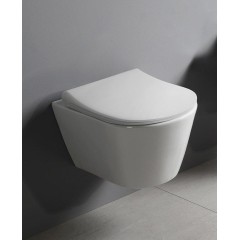 SAPHO - AVVA WC sedátko, SLIM, Soft Close, bílá 100787