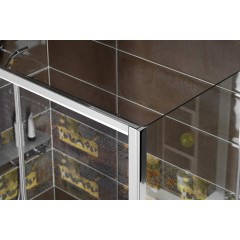 POLYSAN - DEEP boční stěna 750x1650, čiré sklo MD3116