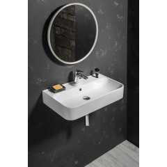 ISVEA - SISTEMA U keramické umyvadlo 70x38cm, bílá 10PL53070