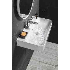 ISVEA - SISTEMA U keramické umyvadlo 70x38cm, bílá 10PL53070