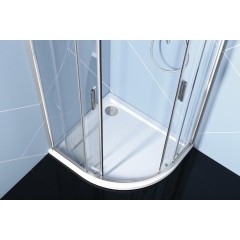 POLYSAN - EASY čtvrtkruhová sprchová zástěna 1200x800, L/R, čiré sklo EL2315
